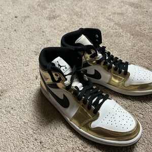 Jordan metallic gold